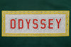 Odyssey Mosaic Pullover Hoodie (Dark Green with Yellow/Gray/Red Ink)