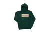 Odyssey Mosaic Pullover Hoodie (Dark Green with Yellow/Gray/Red Ink)