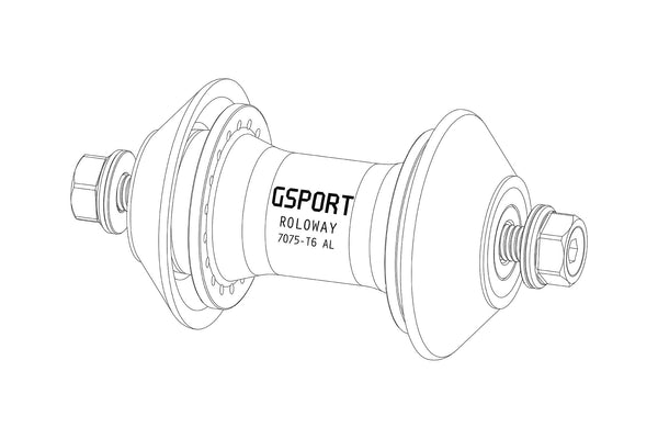 GSport Roloway Front Hub Parts