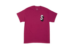 Sunday Tres Tee (Berry with Black/White Ink)